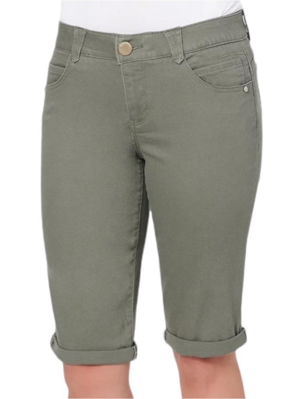 Democracy Desert Olive Green Ab-solution Bermuda Shorts
